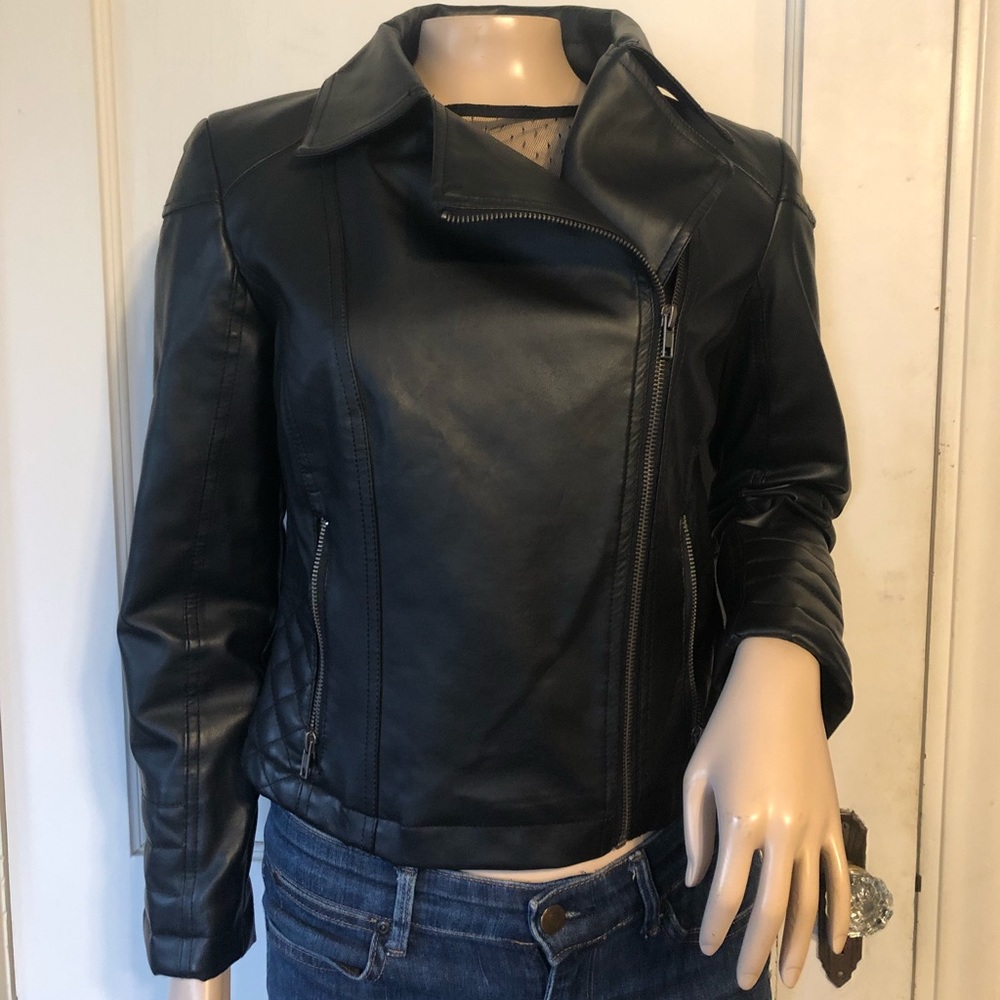 Faux Leather Jacket